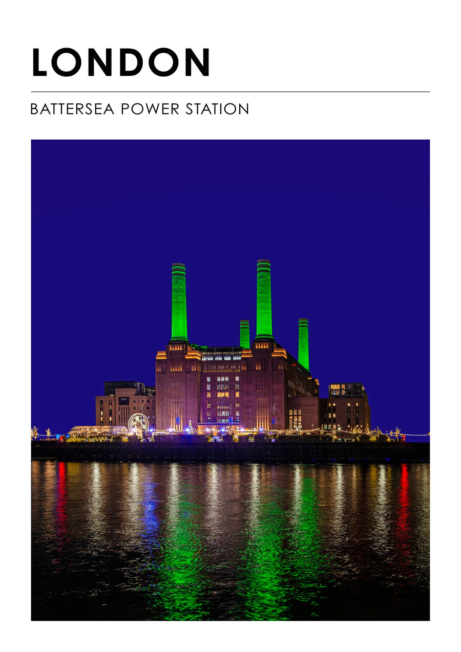 Battersea kraftverk - Print Only frame