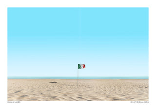 Italienska stränder print