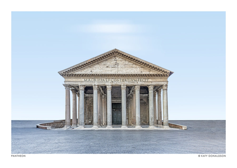 Façade du Panthéon - Print Only frame
