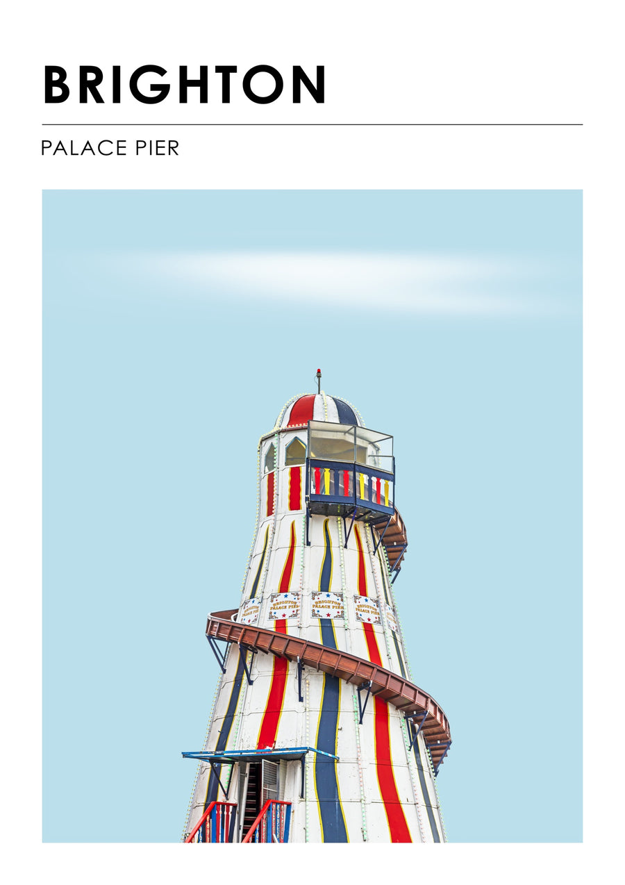 Helter Skelter, Brighton - Print Only frame