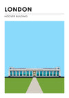 Hoover Building, London print