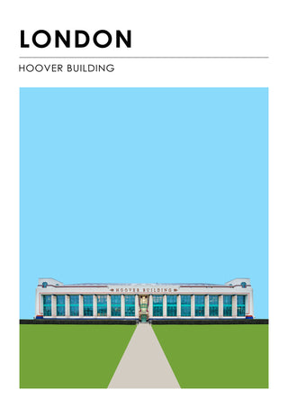 Hoover Building, London print