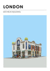 Michelin-byggnaden, London print