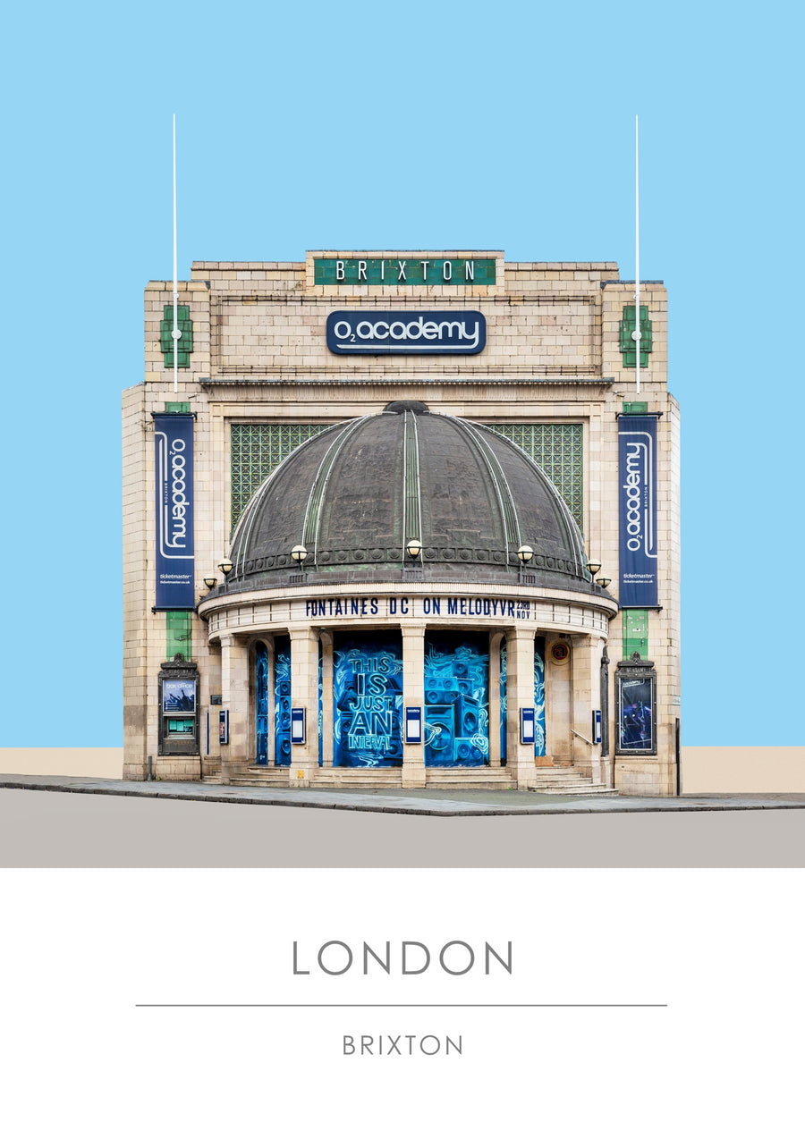 Brixton, London - Print Only frame