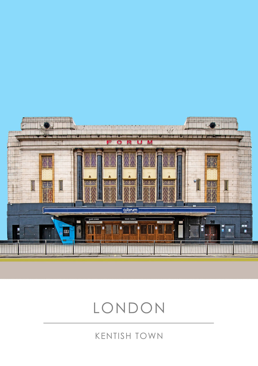 Kentish Town Forum, London - Print Only frame