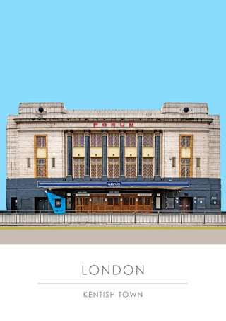 Kentish Town Forum, London print