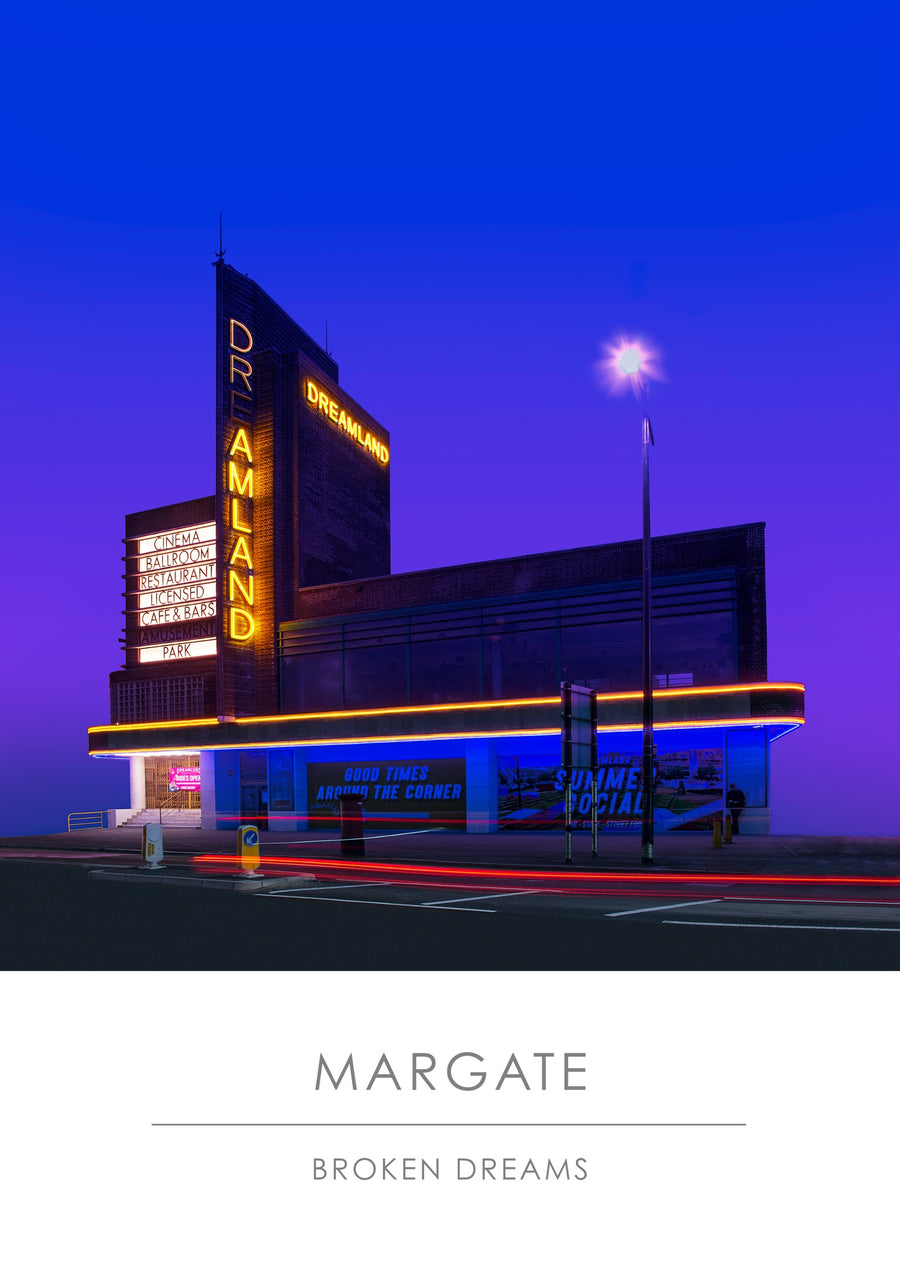 Rêves brisés, Margate - Print Only frame
