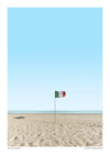 Italienska sandstränder print