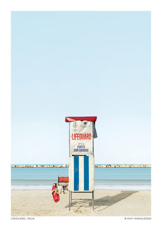 Lifeguard, Italia print