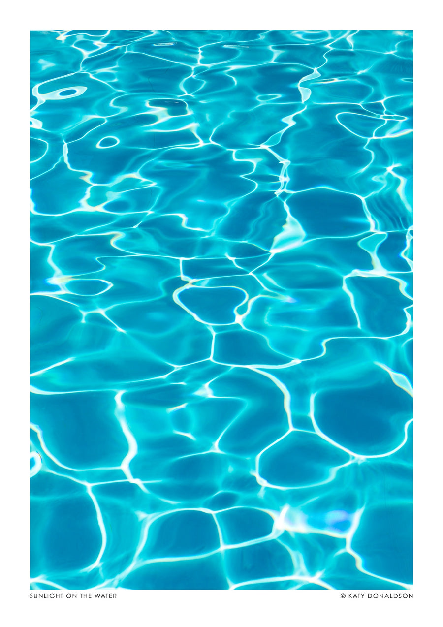 Sunlight On The Water - Print Only frame