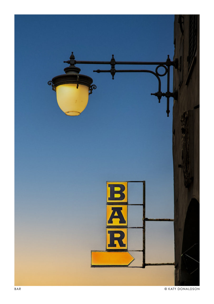 Bar - Print Only frame
