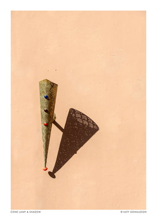 Cone Lamp & Shadow print