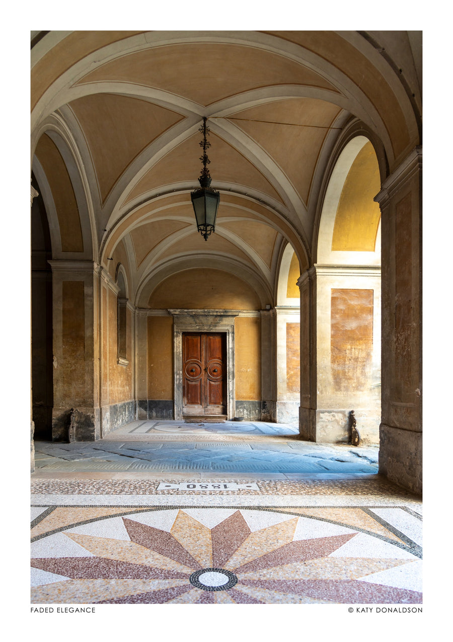 Vervaagde elegantie - Print Only frame