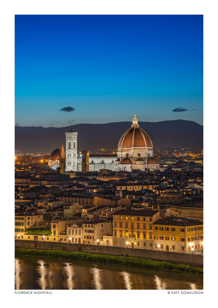 Florence, Crépuscule - Print Only frame