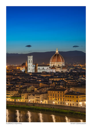 Florence, Nightfall print
