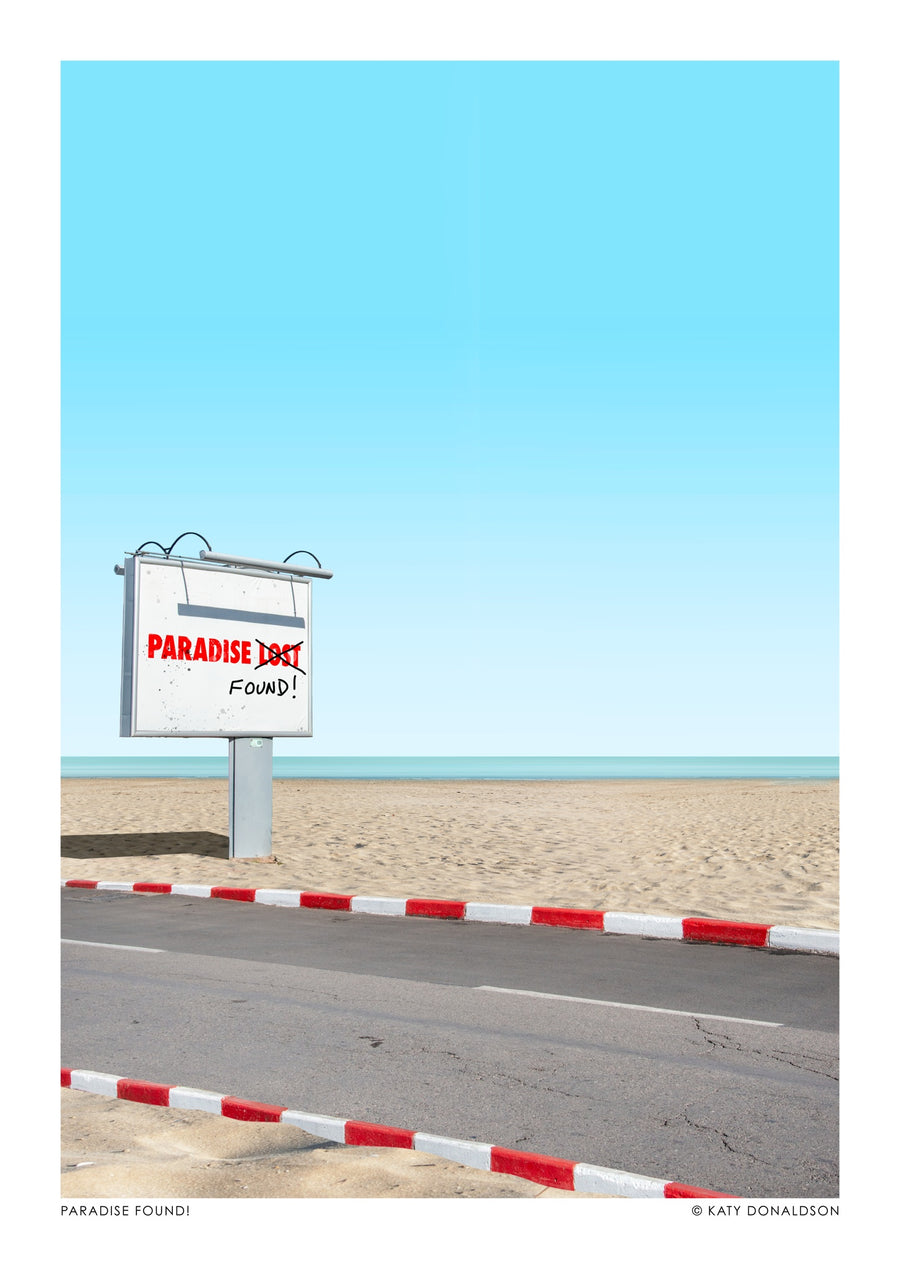 Paradijs Gevonden! - Print Only frame