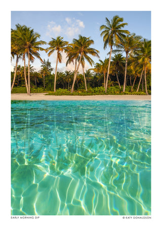 Tidigt morgondopp print