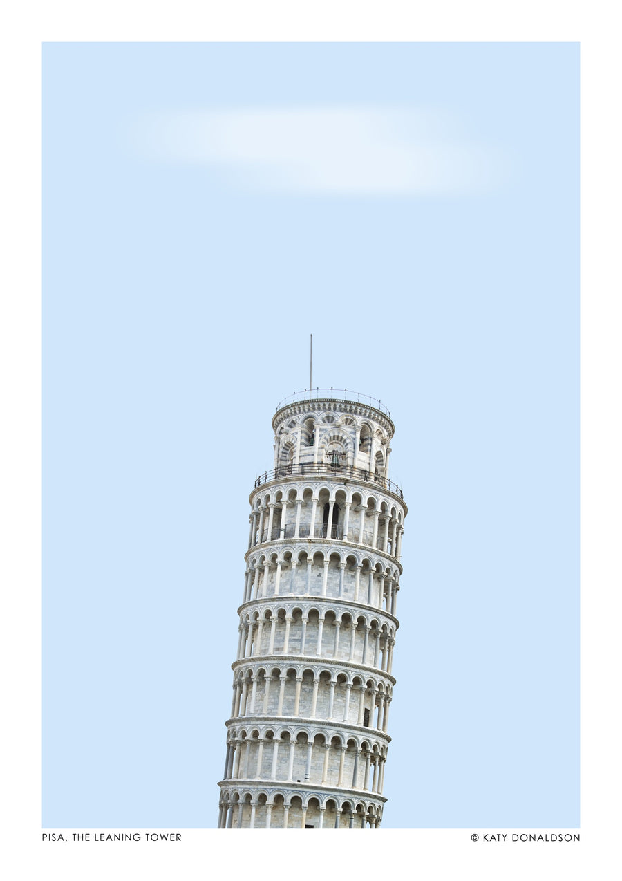 Pisa, de scheve toren - Print Only frame