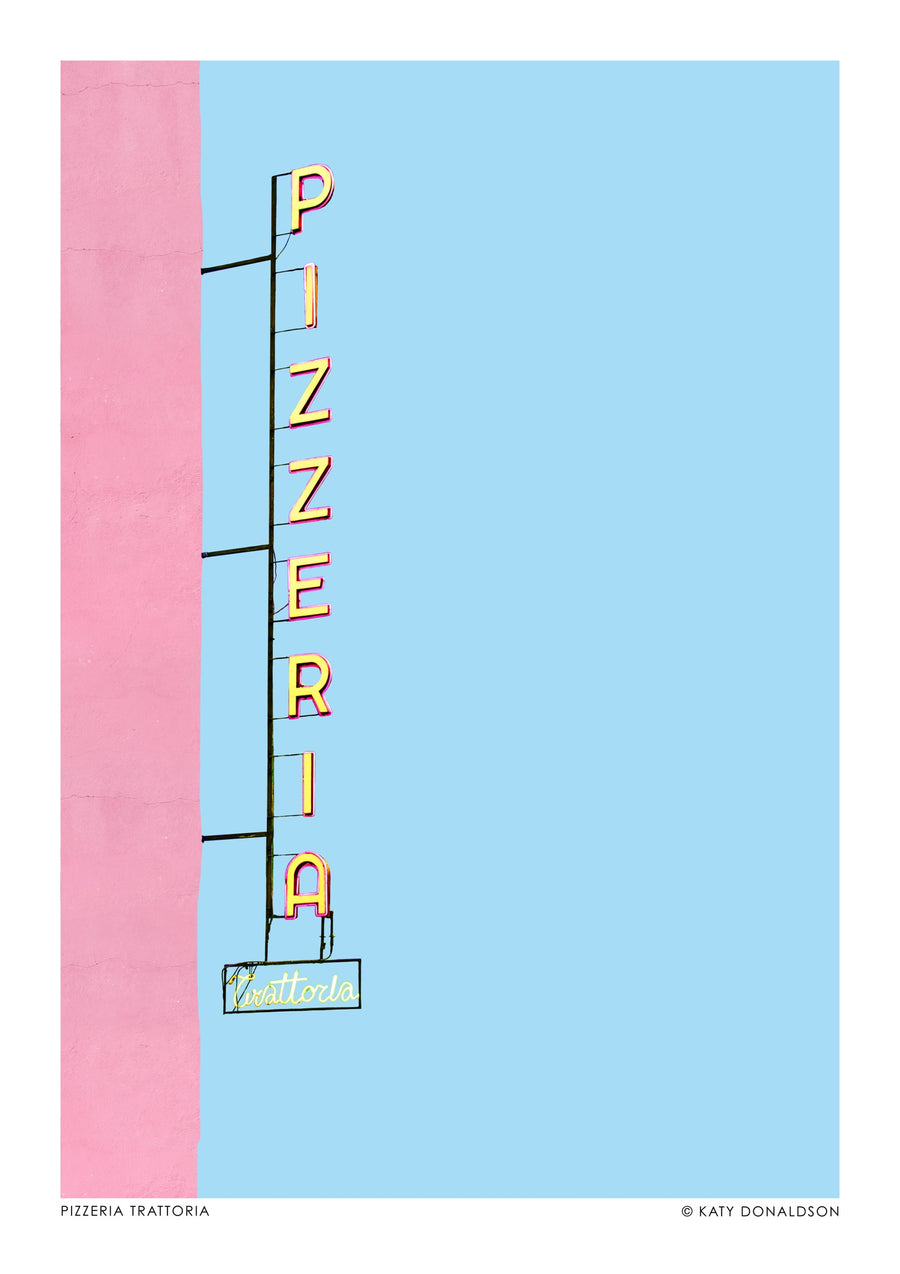Pizzeria Trattoria - Print Only frame