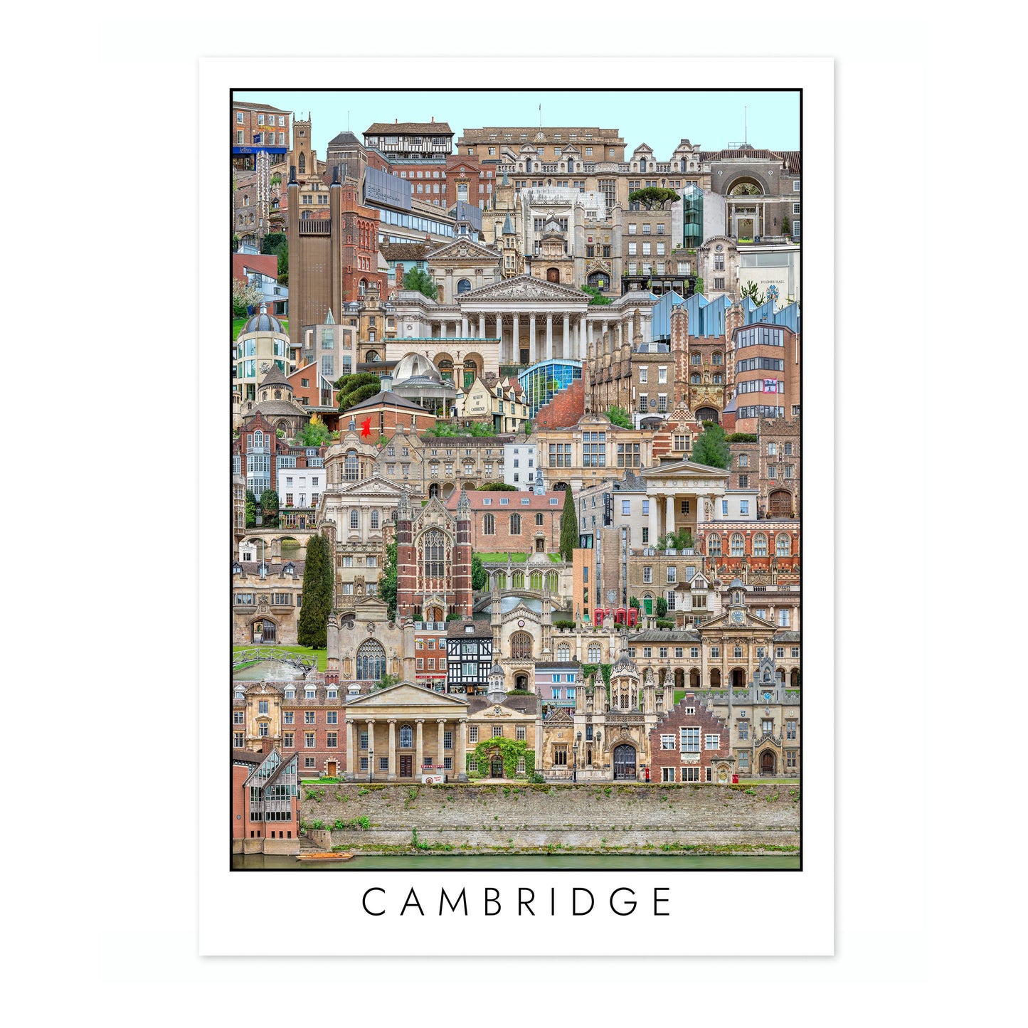 Paysage urbain de Cambridge