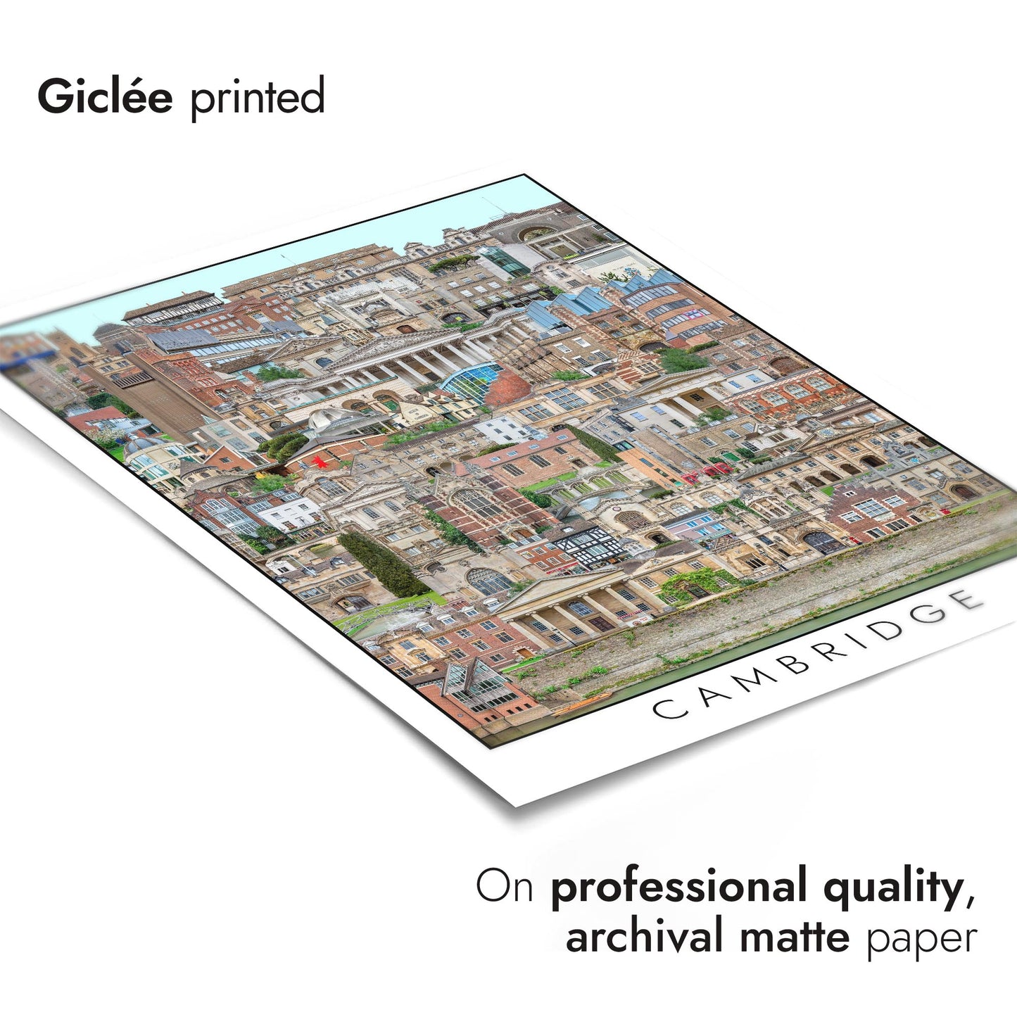 Paysage urbain de Cambridge