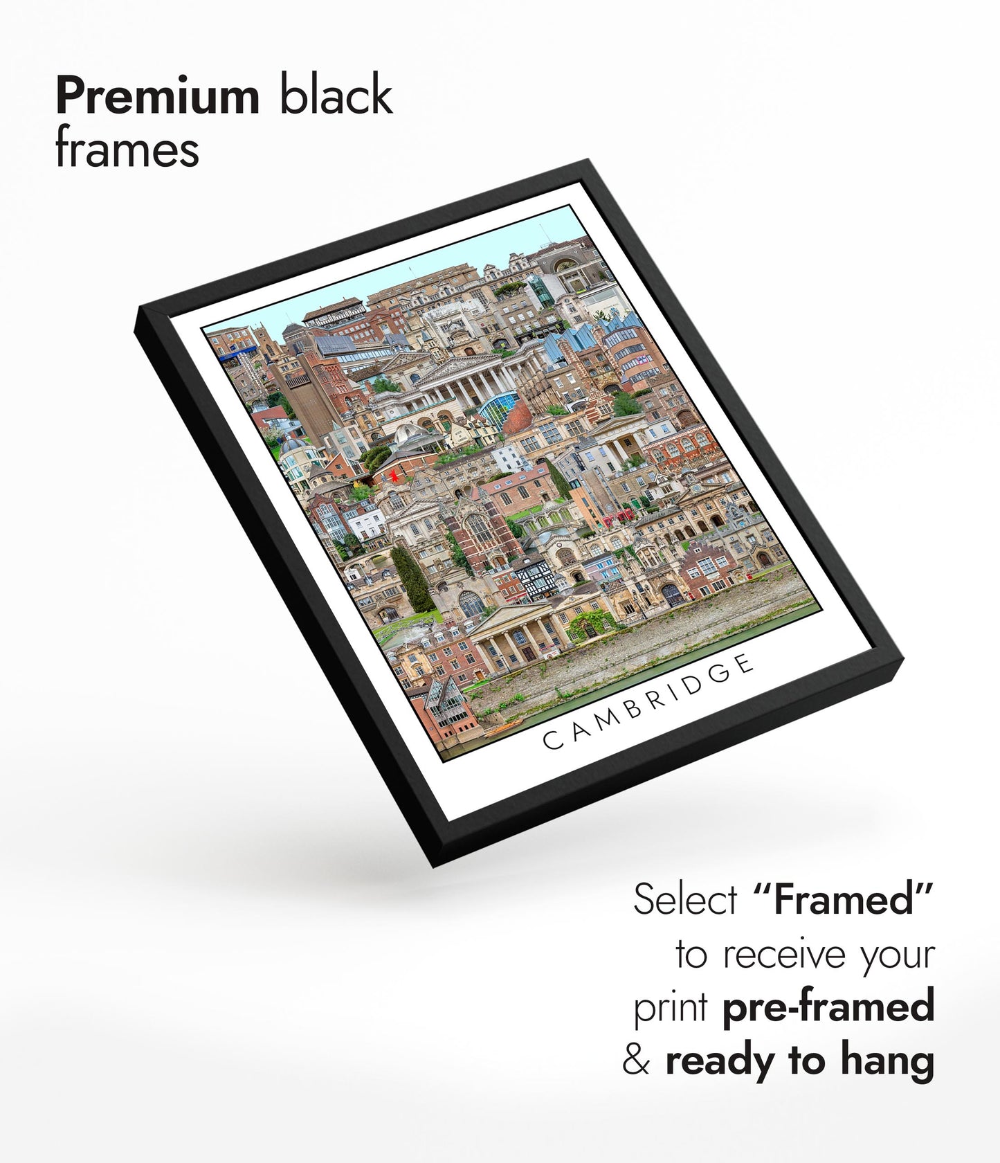 Paysage urbain de Cambridge