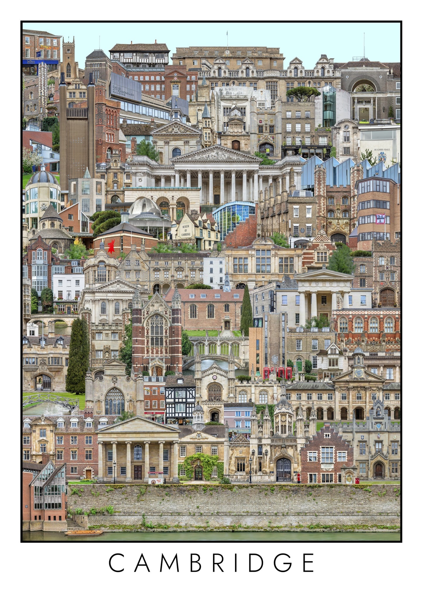 Paysage urbain de Cambridge