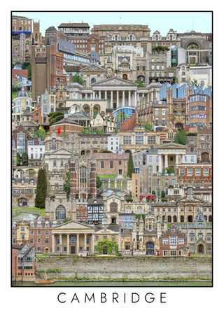 Paysage urbain de Cambridge print