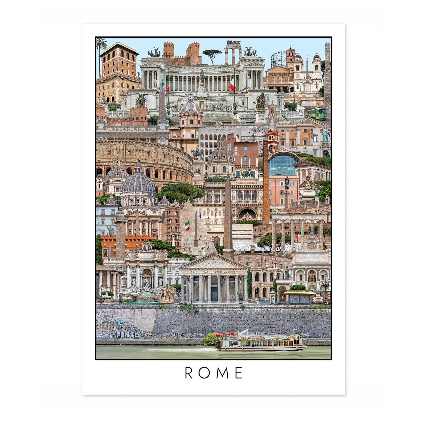 Paysage urbain de Rome