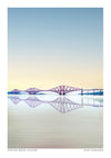 Forth Rail Bridge, Scotland Portrait print