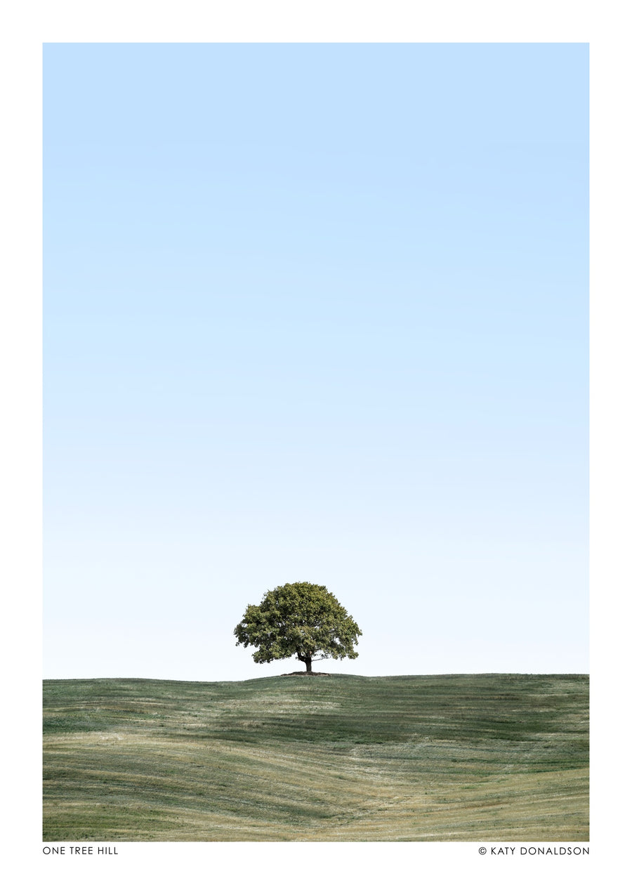 One Tree Hill Portrait - Print Only frame