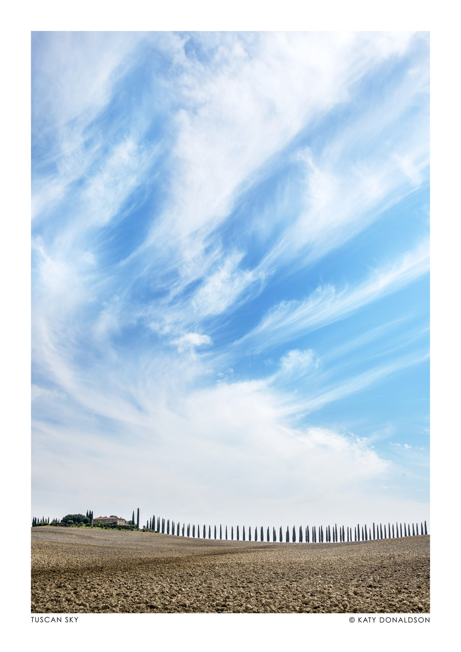 Toscaans Hemelportret - Print Only frame