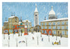 Montmartre, under snön print