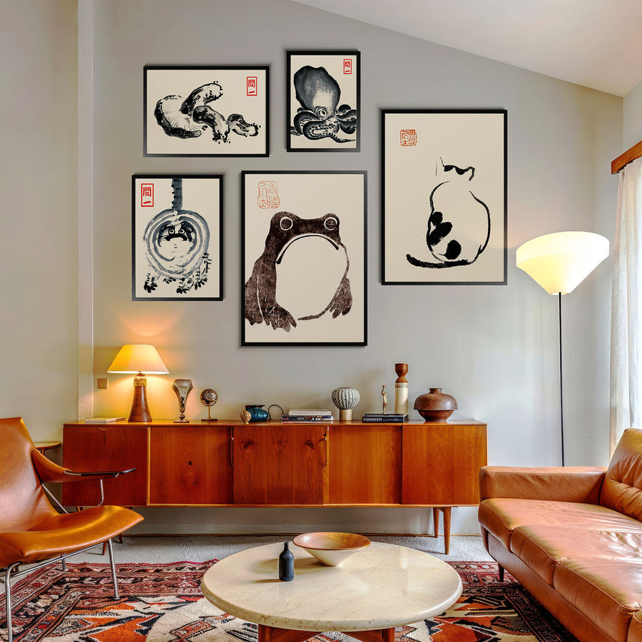 Frog Matsumoto Hoji Japanese Art Framed Prints Posters Animato Frog Matsumoto Hoji Japanese Art Framed Prints Posters Animato
