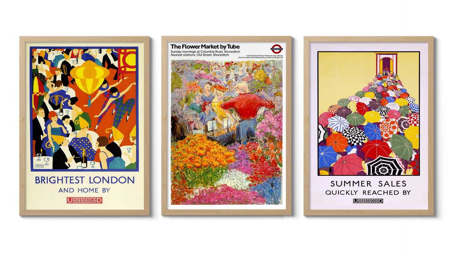 London Underground - Set om 3