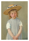 Child in a Straw Hat print
