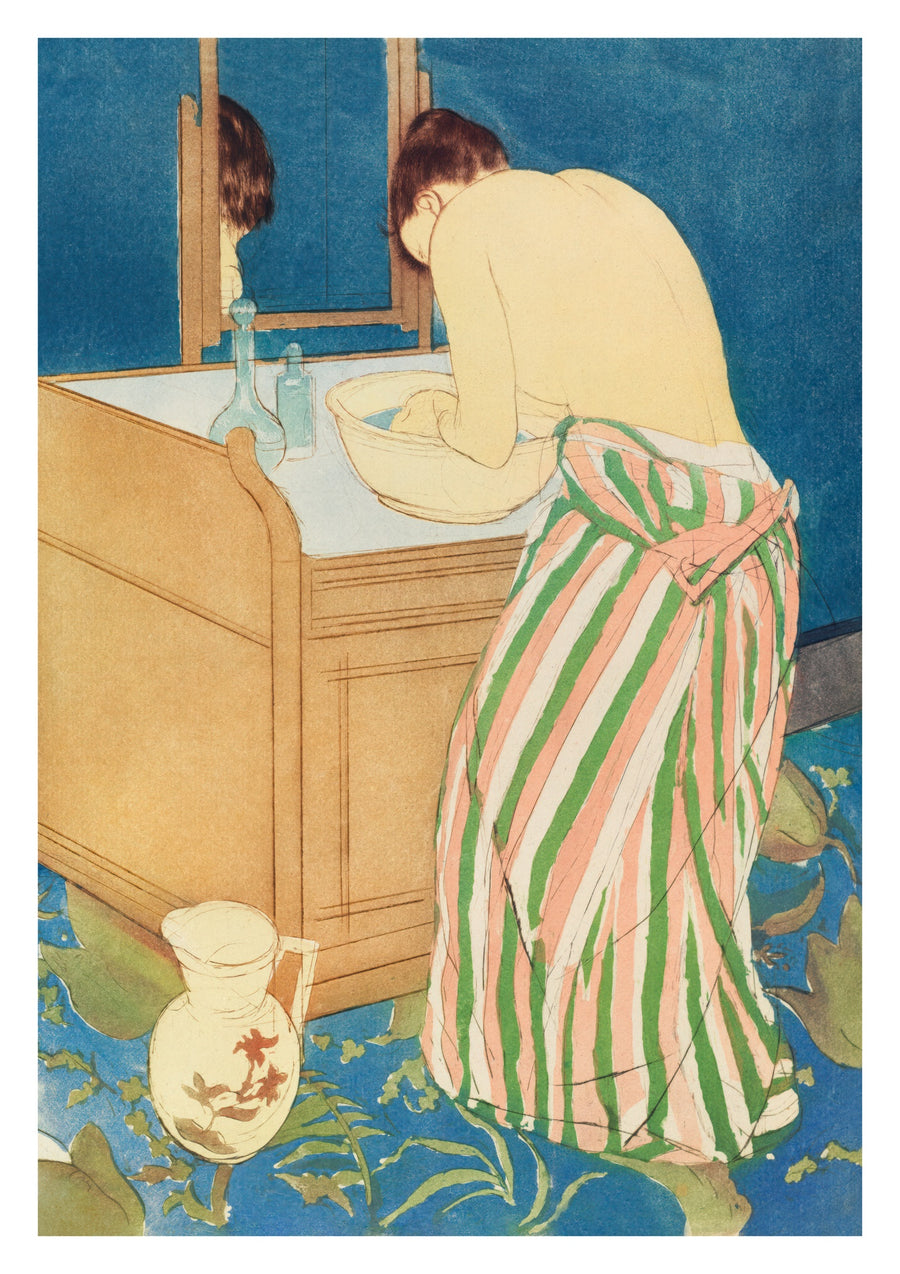 Woman Bathing - Print Only frame