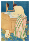 Woman Bathing print