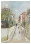 Street at Montmartre print