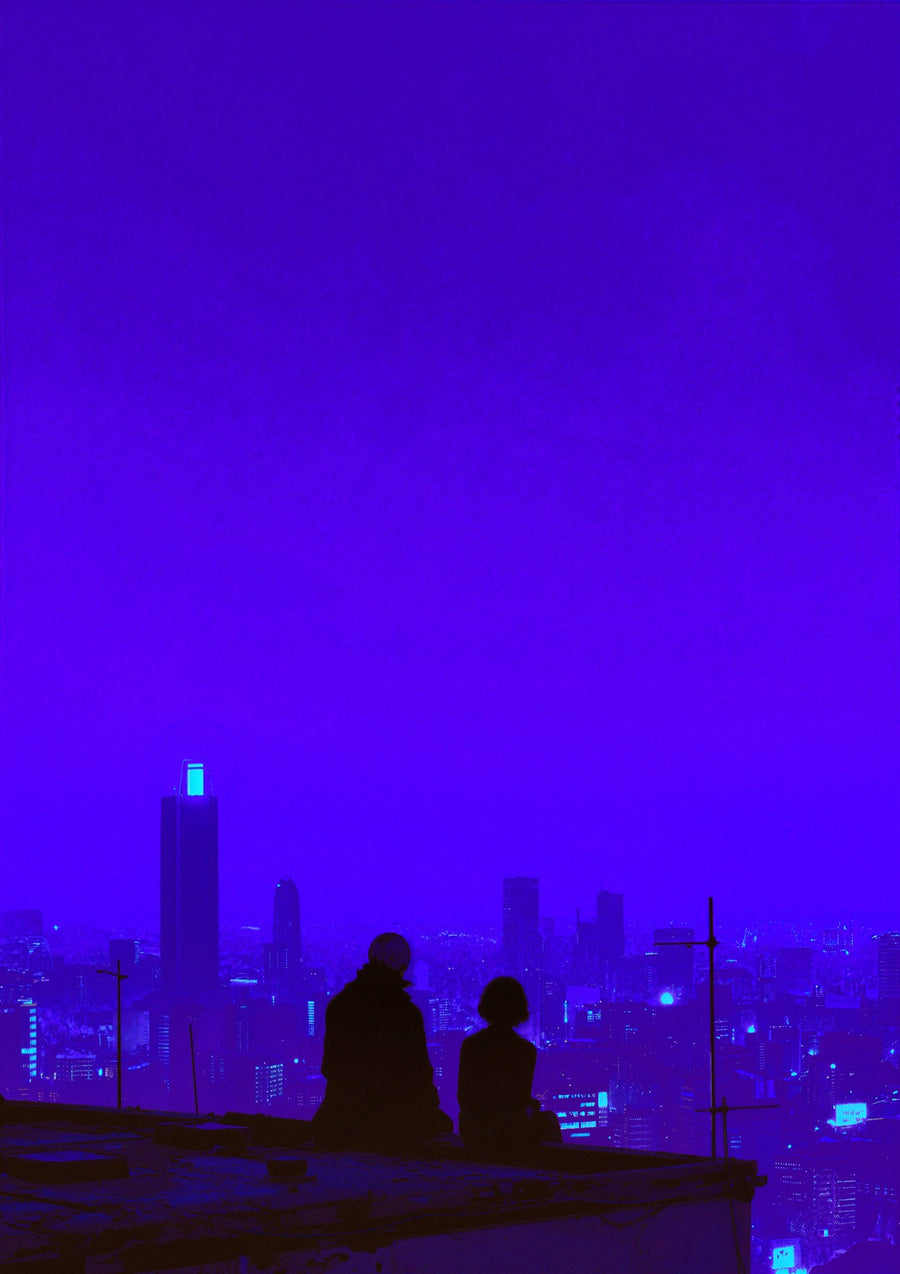 Rooftops III - Print Only frame
