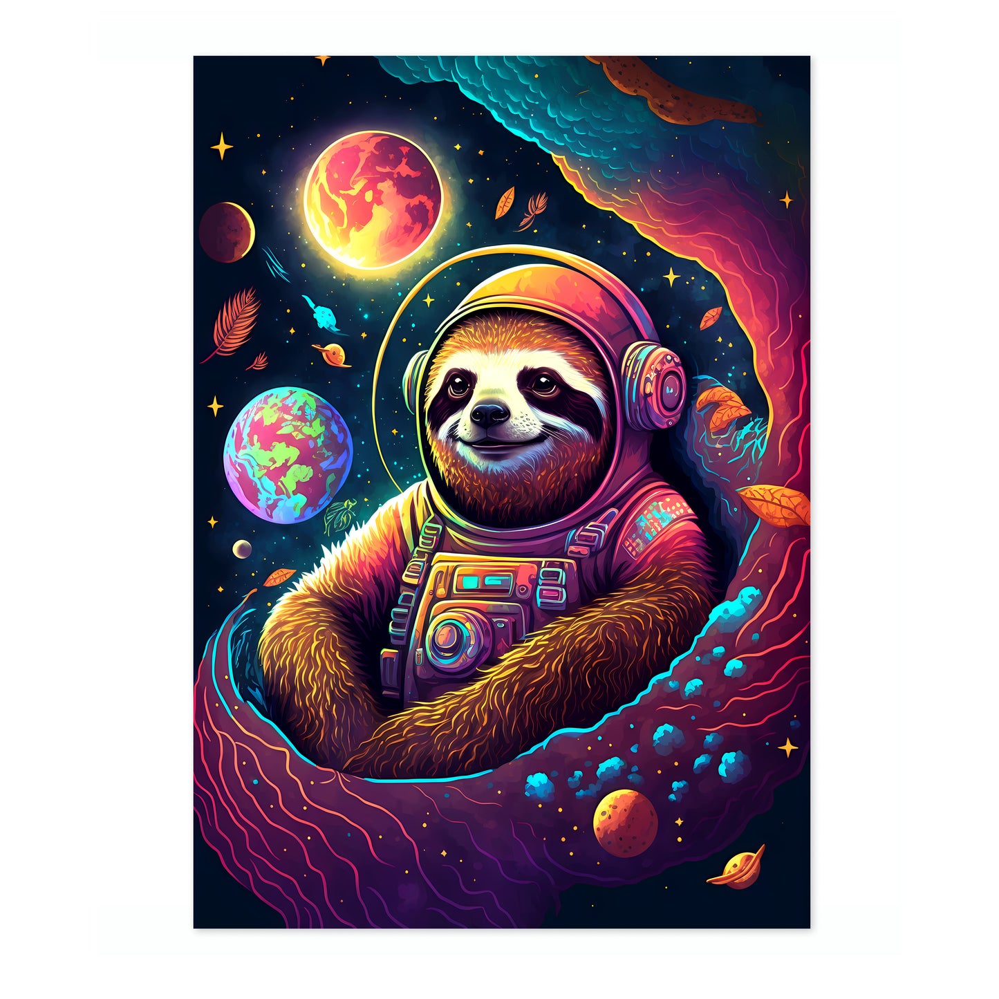 Psychedelische Ruimte Luiaard