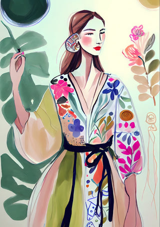 Geisha Beauty print