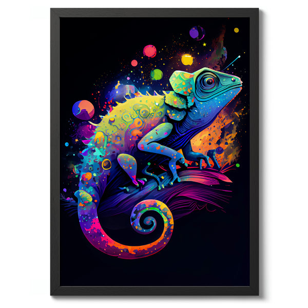 Psychedelic Space Chameleon