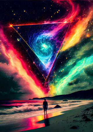 Färgerna i galaxen print