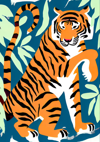 Tiger Painting print