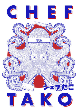 Chef Tako print