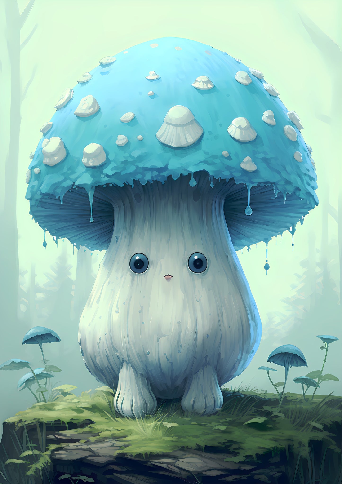 Blue Mushroom