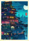 Anime City 2 print