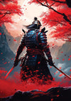 Red Samurai print