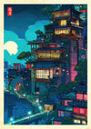 Anime City 1 print